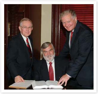 Judge Eugene D. Serpentelli, Judge James D. Clyne, Judge Robert A. Fall